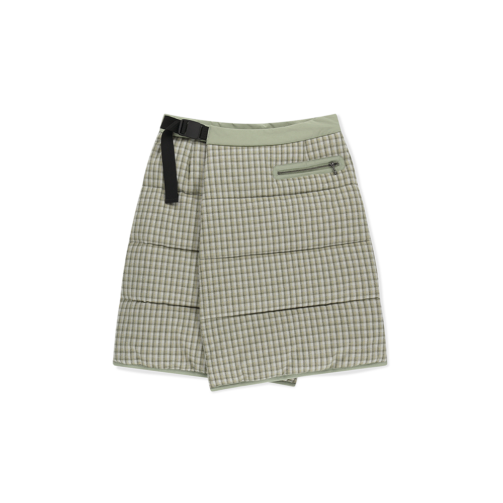 SL253PSKSS51MI [트리플적립]SUNLOVE Flannel Insulated Lap Skirt Mint
