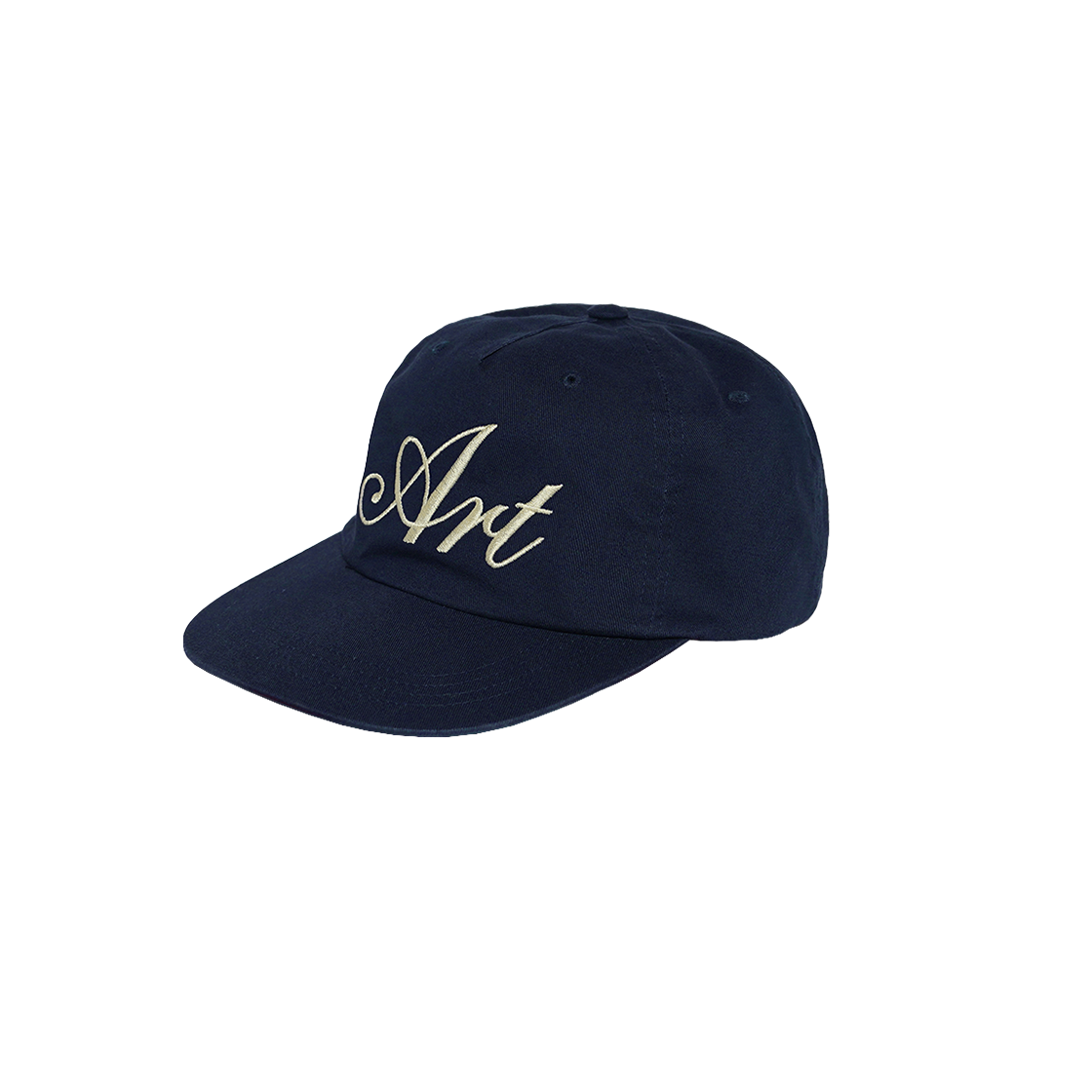 베루툼 아트 로고 바이오 워싱 볼 캡 네이비(VERUTUM BC222B Art Logo Bio Washing Ball Cap Navy)