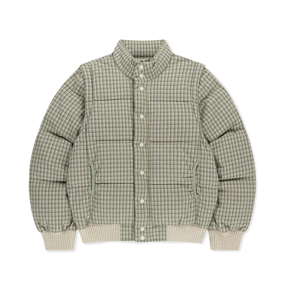 SL253OOWHS03MI [트리플적립]SUNLOVE Flannel 2Way Down Jacket Mint