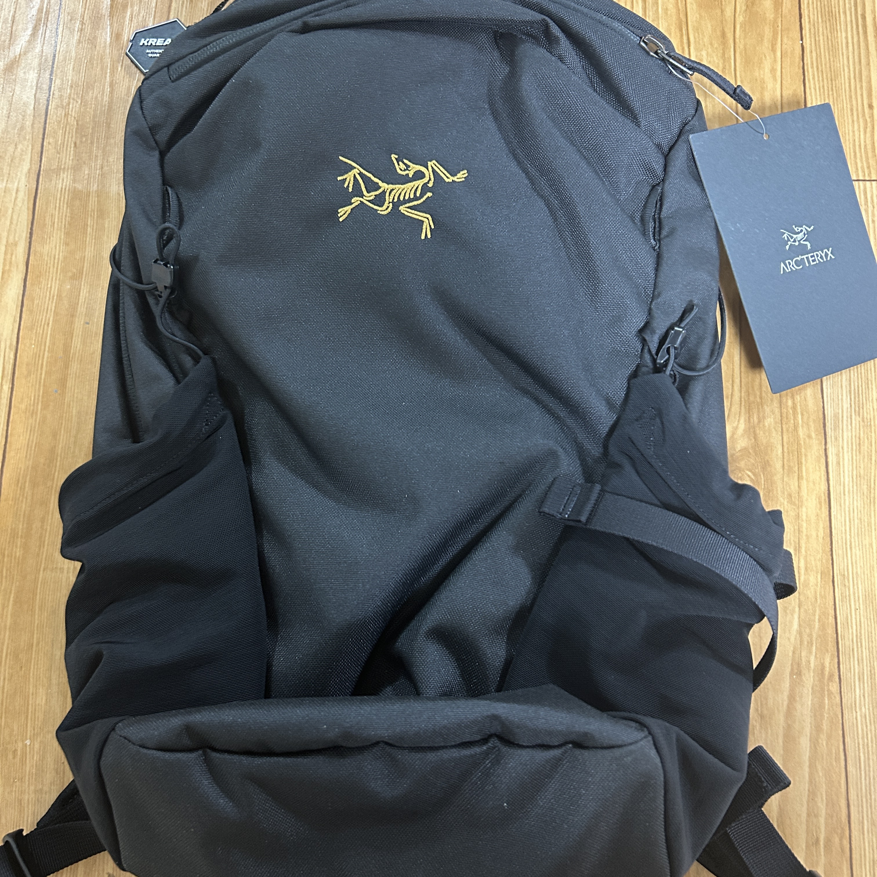 Arc'teryx Mantis 16 Backpack Black 착용 스타일 - 1