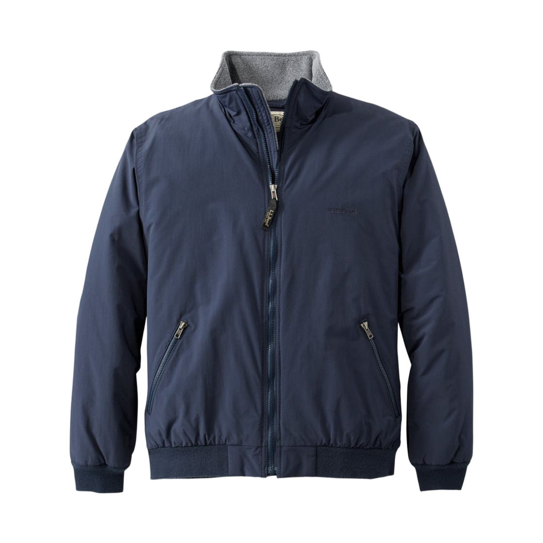 엘엘빈 플리스 라인 웜업 자켓 톨 네이비(L.L.Bean Fleece Lined Warm Up Jacket Tall Navy)