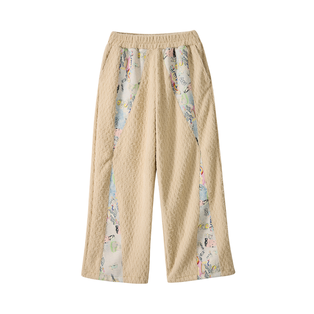 유쓰배쓰 그래픽 플리스 밴딩 팬츠(YOUTHBATH Graphic Fleece Banding Pants)