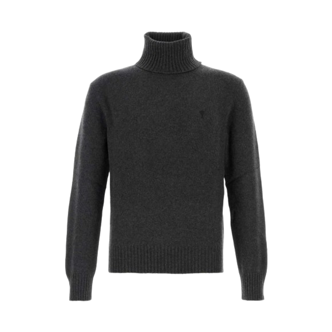 HKS831-005-020 AMI de Coeur Cashmere Turtleneck Sweater Grey