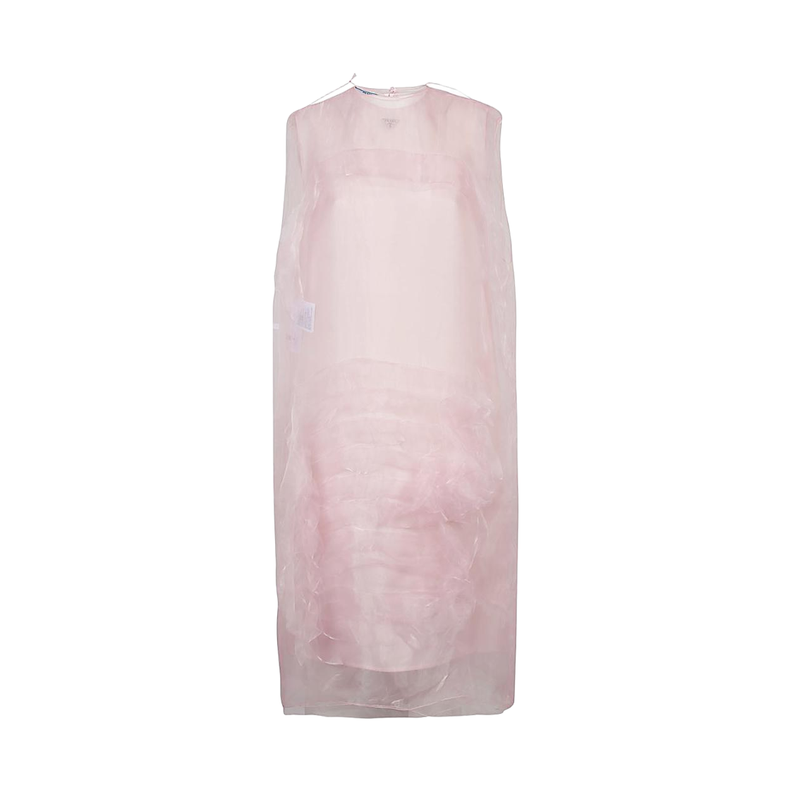 P3M571-41H-F0028 (W) Prada Voile Tec Mini Dress Pink