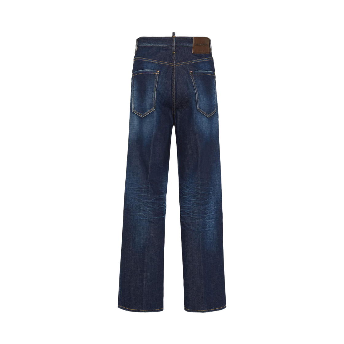 디스퀘어드2 다크 클린 워시 루즈 진 블루(Dsquared2 Dark Clean Wash Loose Jeans Blue) - 2