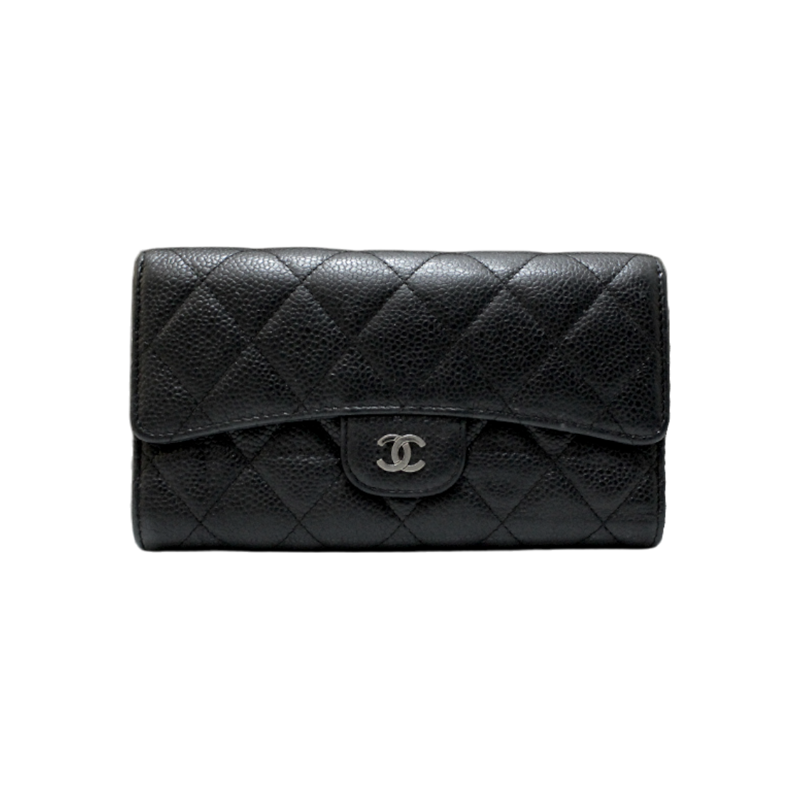 ITALQUWNVSUI Chanel Classic Caviar Flap Wallet
