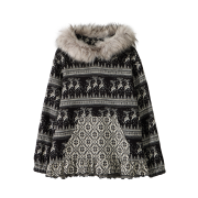 YOUTHBATH Nordic Oversized Knit Hoodie