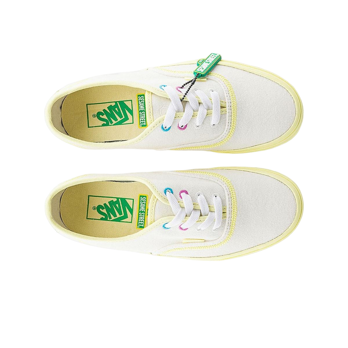 반스 x 세서미 스트리트 어센틱 옐로우 멀티(Vans x Sesame Street Authentic Yellow Multi) - 2