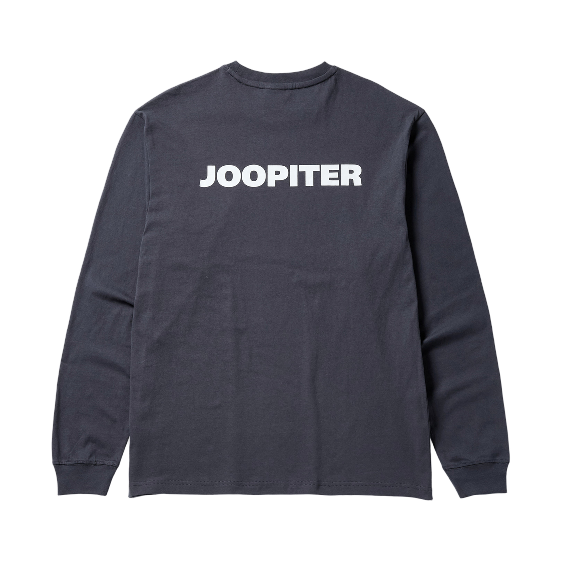 주피터 롱슬리브 로고 티셔츠 차콜(Joopiter Long Sleeve Logo T-Shirt Charcoal)