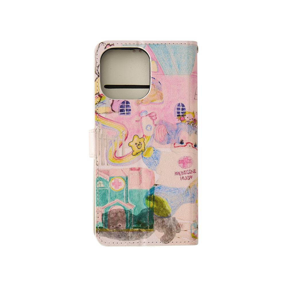 유쓰배쓰 월렛 폰 케이스_메시 하우스(YOUTHBATH Wallet Phone Case_Messy House)