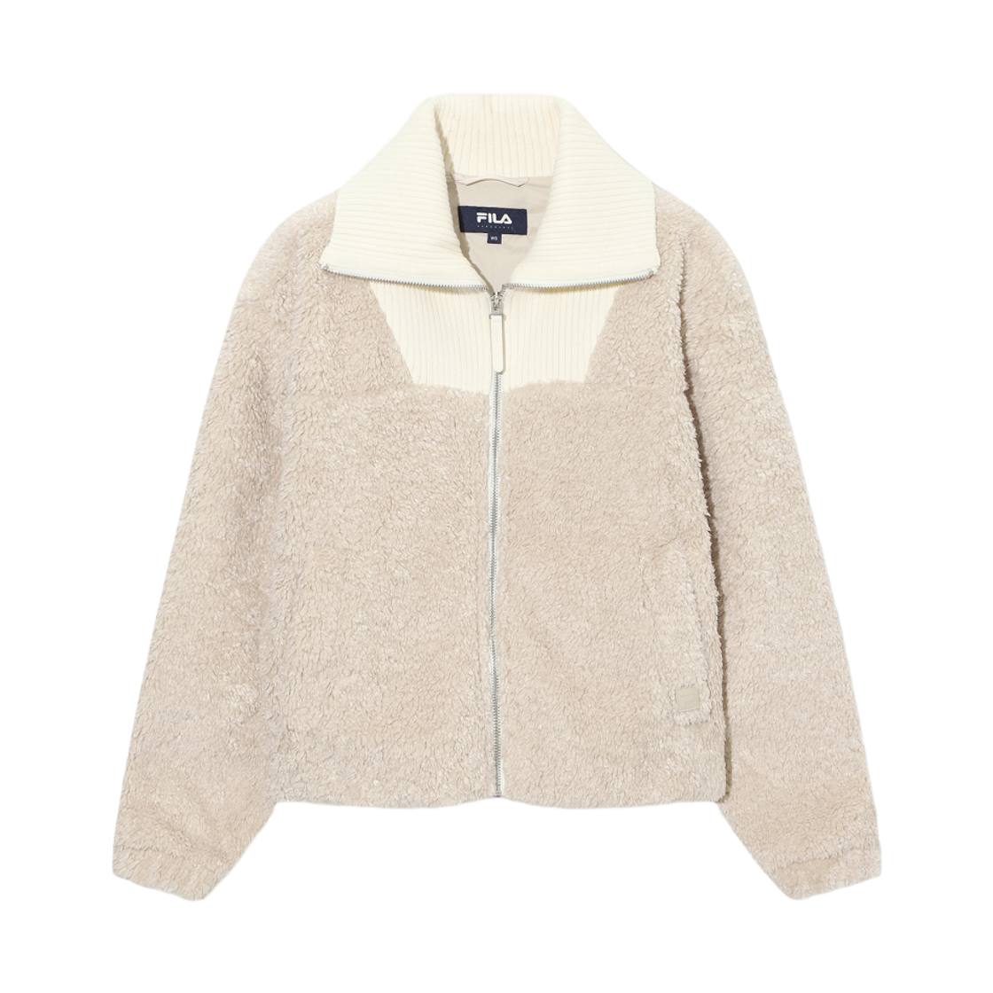 1100FS254PL01F001260 [6% 적립] FILA Collar Fleece Beige