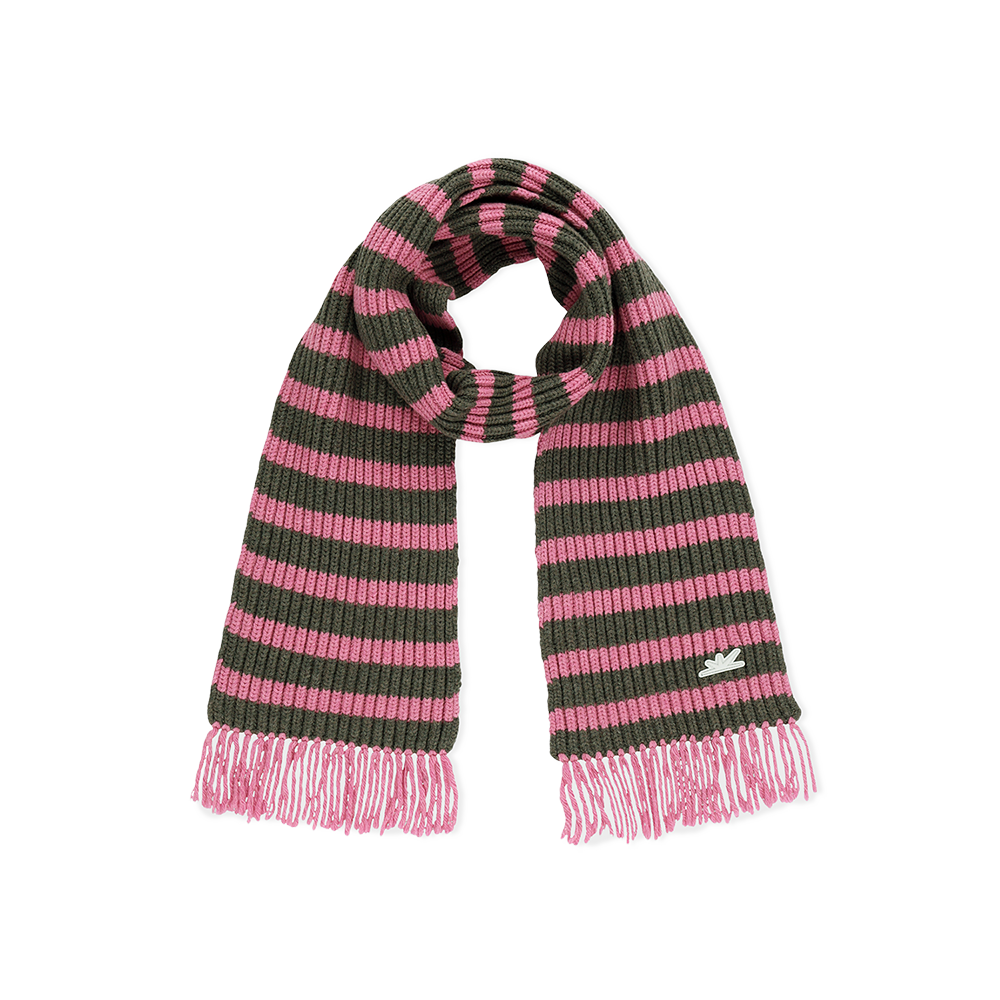 [5% 적립] 썬러브투어 메리 스트라이프 머플러 핑크([5% 적립] sunlovetour Merry Stripe Muffler Pink) - 2
