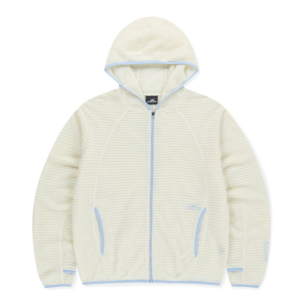 SL253FSWHZ01IV [트리플적립]SUNLOVE Polartec® Alpha® Zip Up Hoodie Ivory