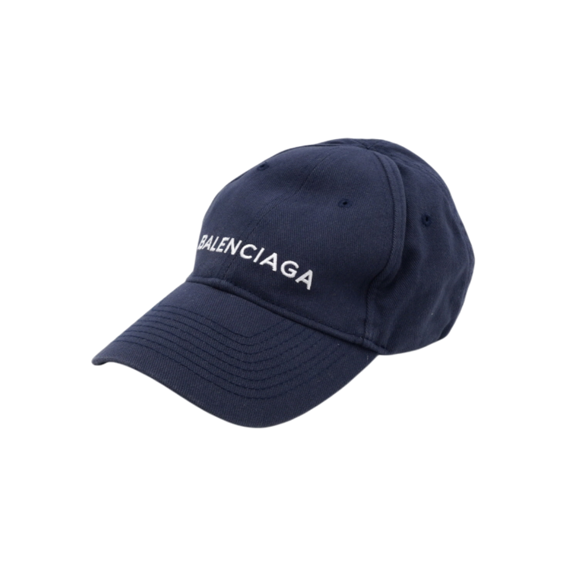 IT3WDPAF8AAI Balenciaga Logo Blue Washed Unisex Baseball Cap