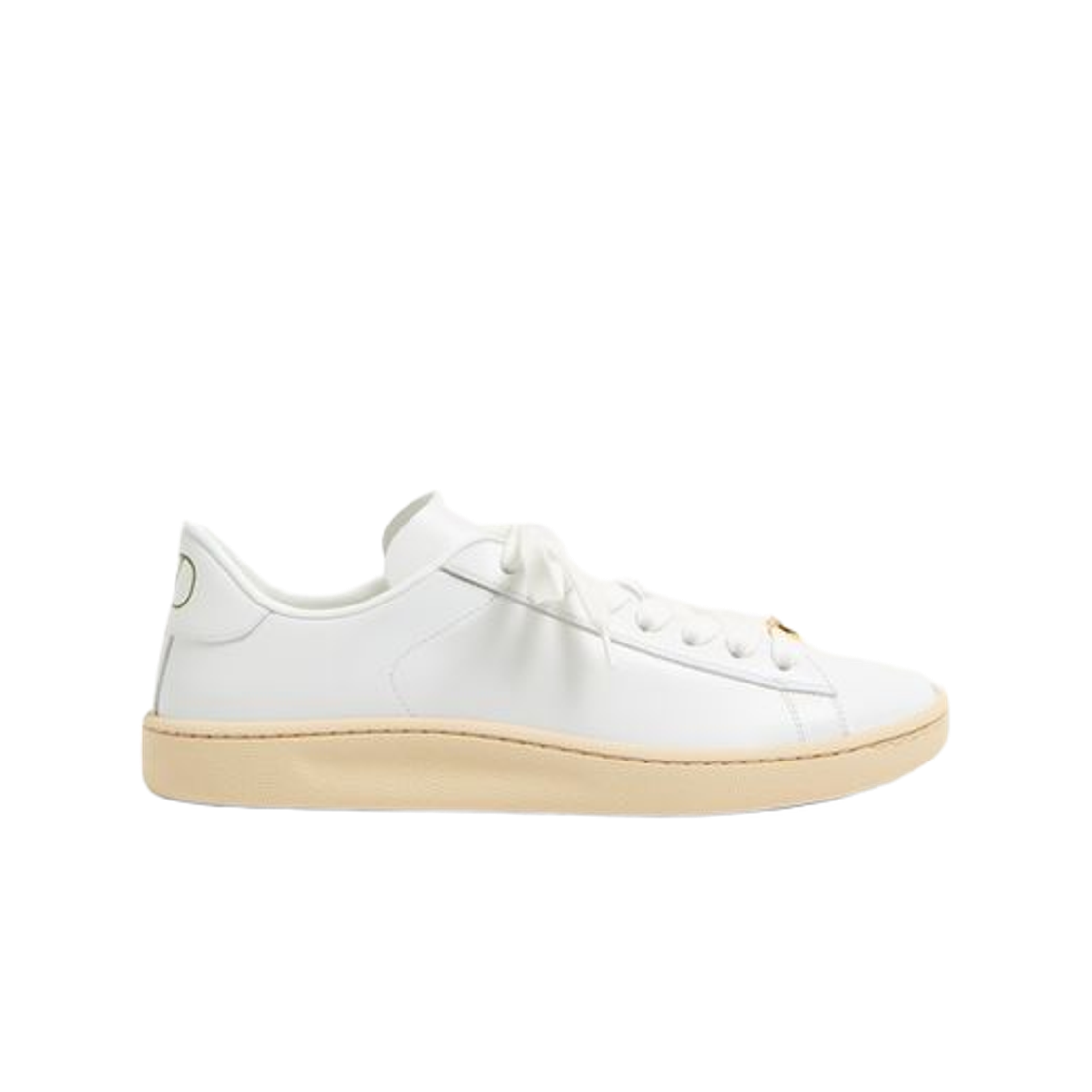 (W) 발렌티노 로이코 나파 카프스킨 스니커즈 화이트((W) Valentino Royco Sneakers in Nappa Calfskin White)