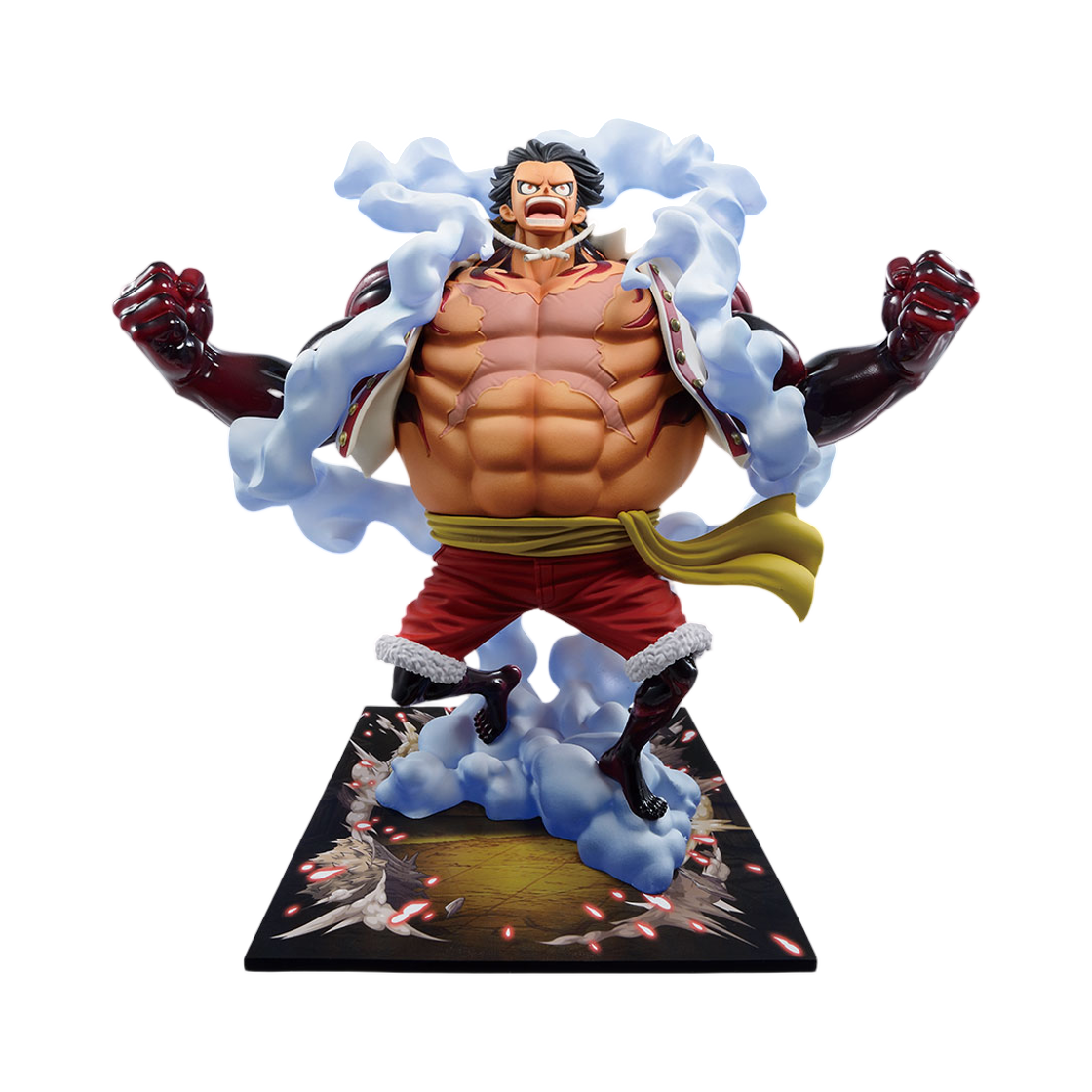 반다이 제일복권 원피스 원피스 트레저 크루즈 Vol.2 라스트원상 몽키 D. 루피 기어 4 바운드맨 트레저 크루즈 피규어(Bandai Ichiban Kuji One Piece with One Piece Treasure Cruise Vol.2 Last One Prize Monkey D. Luffy Gear 4 Boundman Treasure Cruise Figure) - 1