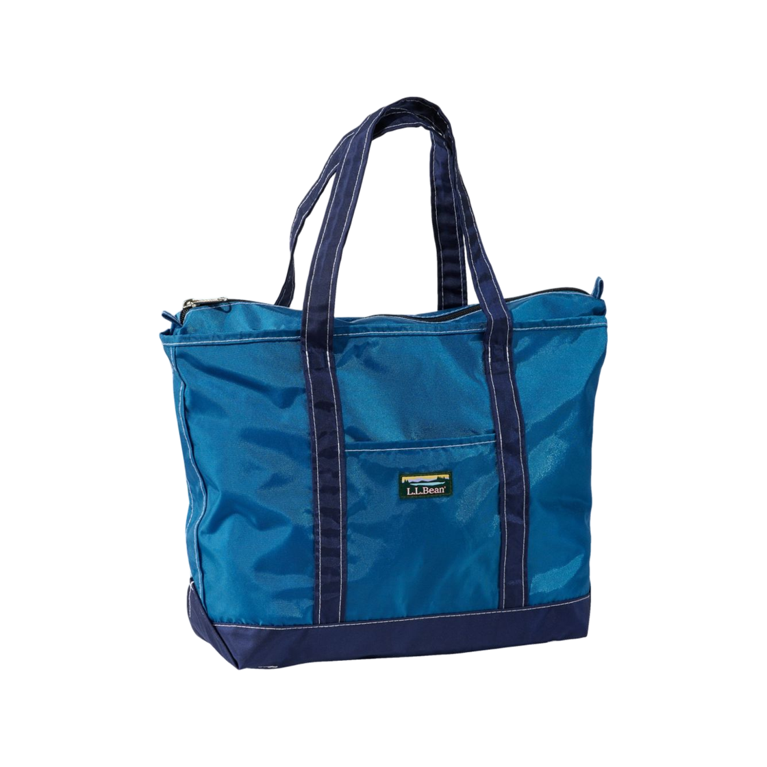 엘엘빈 에브리데이 라이트웨이트 토트백 미디움 노티컬 블루(L.L.Bean Everyday Lightweight Tote Bag Medium Nautical Blue)