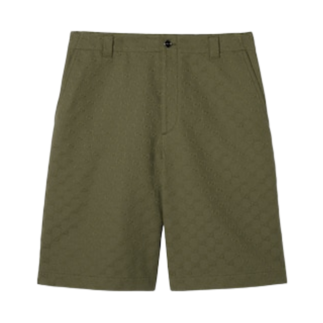814728-ZAF4S-3065 Gucci GG Canvas Shorts Forest Green