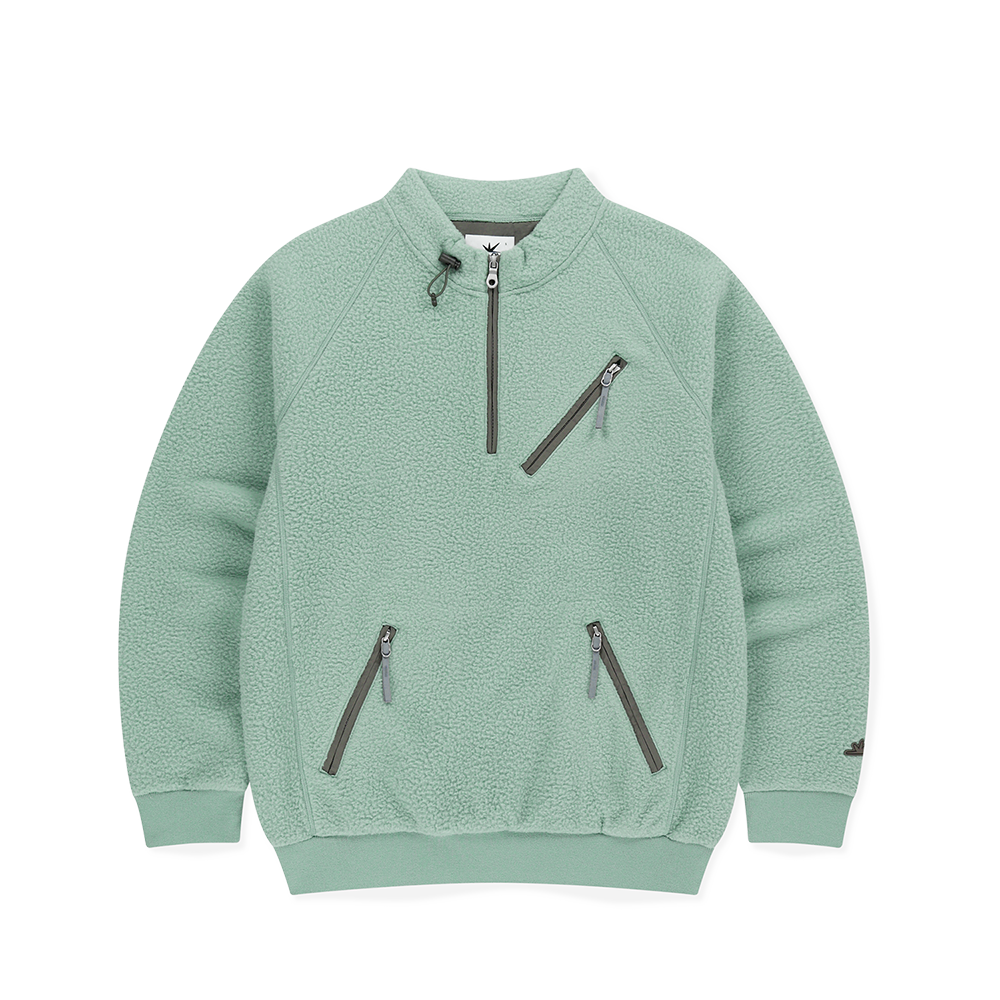 SL253FSWHA01LTL [트리플적립]SUNLOVE Zip Player Fleece Pullover Light Teal