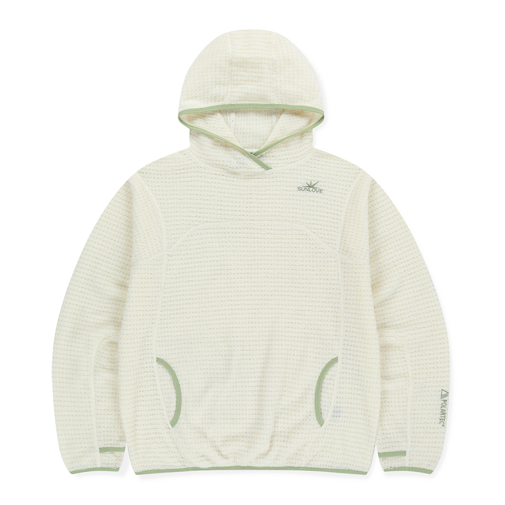 SL253FSWHO01IV [트리플적립]SUNLOVE Polartec® Alpha® Hoodie Ivory