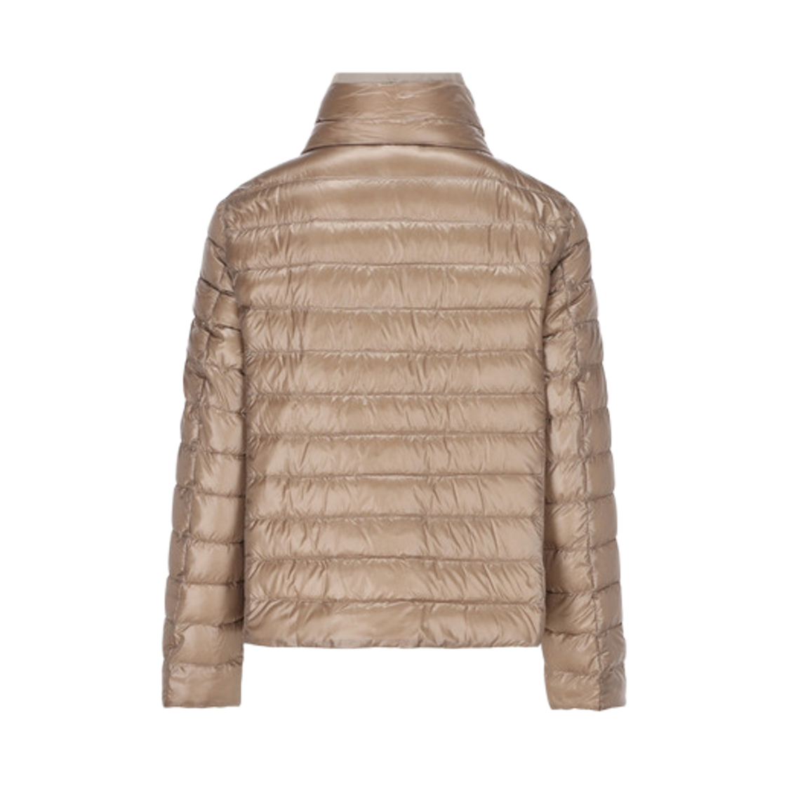 (W) 에르노 울트라라이트 나일론 리버시블 다운 자켓 토르토라 샹티((W) Herno Ultralight Nylon Reversible Down Jacket Tortora Chantilly) - 2