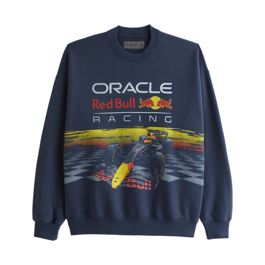 레드 불 레이싱 x 아베크롬비 앤 피치 그래픽 크루 스웨트셔츠 사파이어(Red Bull Racing x Abercrombie & Fitch Graphic Crew Sweatshirt Sapphire)