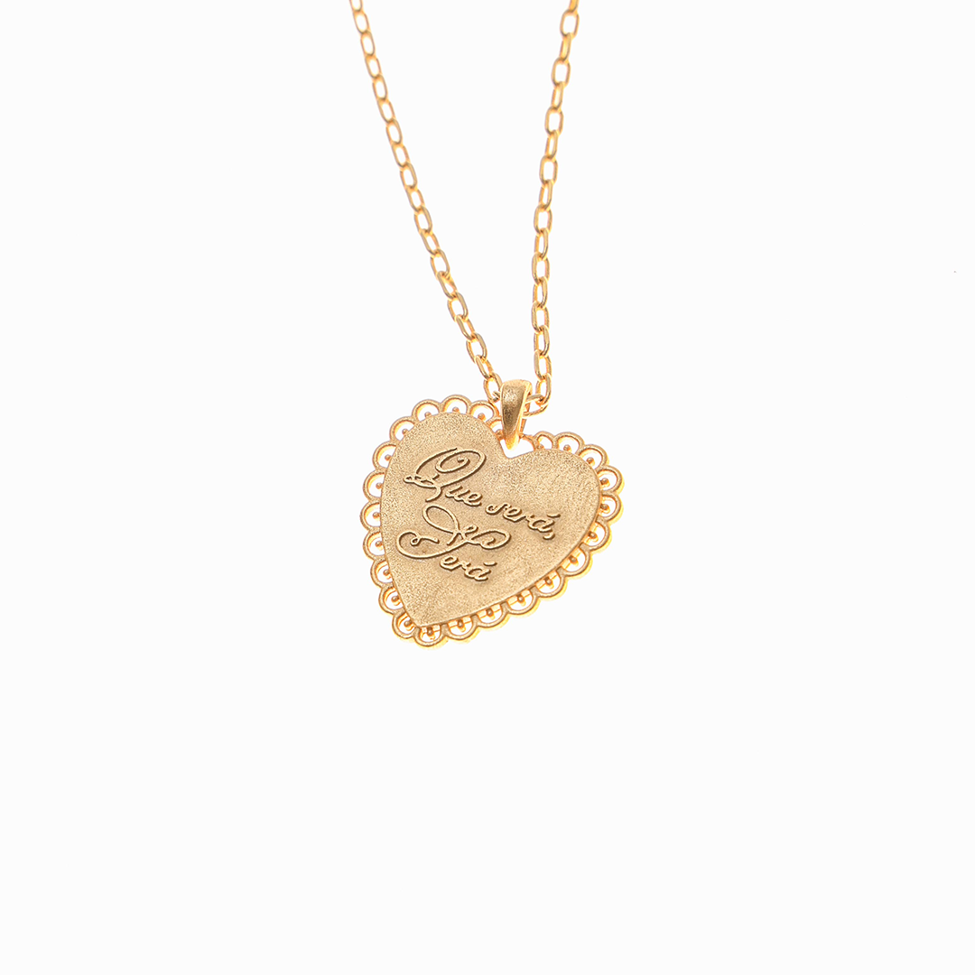 토우토우아카이브 하트 크로셰 팬던트 목걸이 골드(TOWTOW.ARCHIVE Heart Crochet Pendant Necklace Gold) - 3