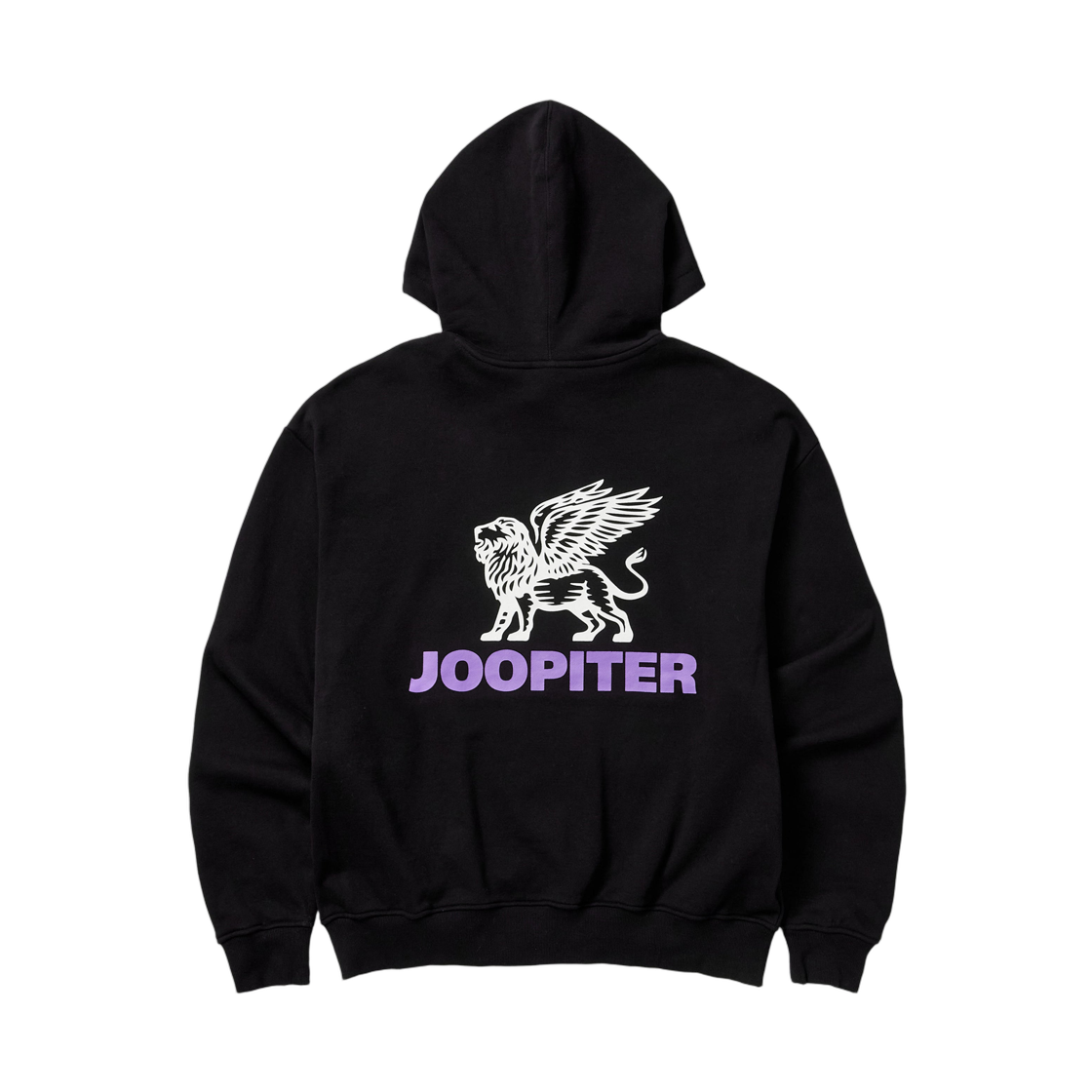주피터 자수 로고 후드 블랙(Joopiter Embroidered Logo Hoodie Black)