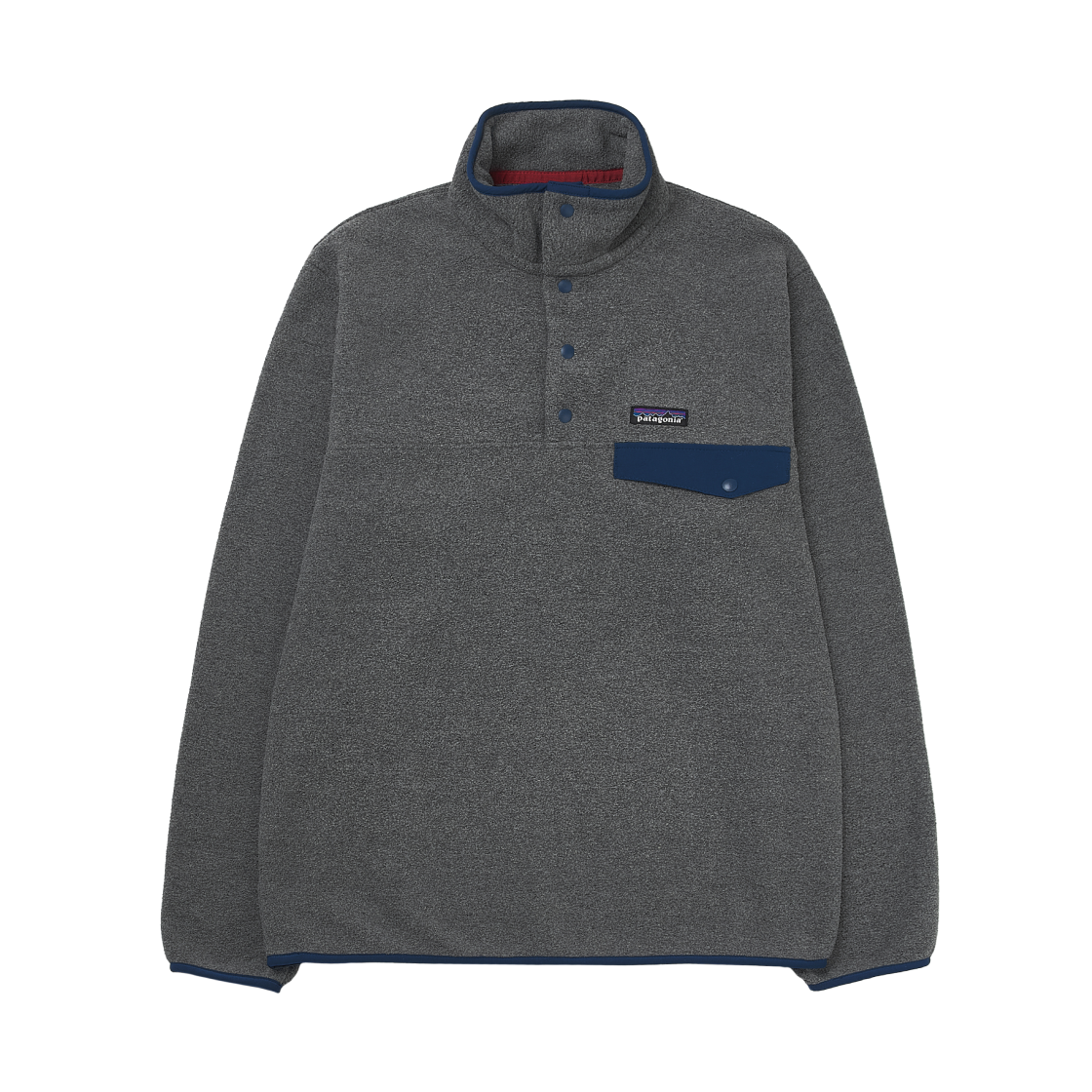 25580/25551 Patagonia Lightweight Synchilla Snap-T Fleece Pullover Nickel Blue