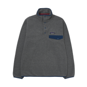 Patagonia Lightweight Synchilla Snap-T Fleece Pullover Nickel Blue