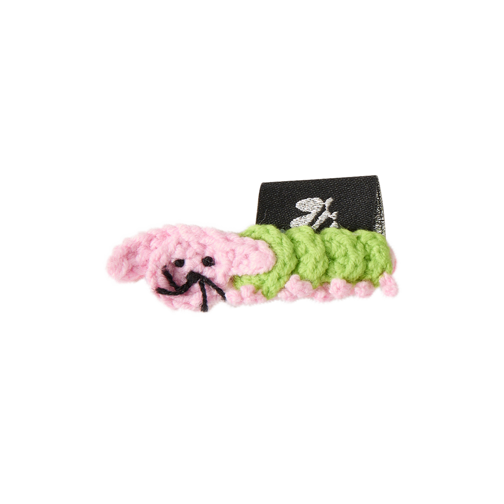 유쓰배쓰 니트 헤어 클립_도그 웜(YOUTHBATH Knit Hair Clip_Dog Worm)