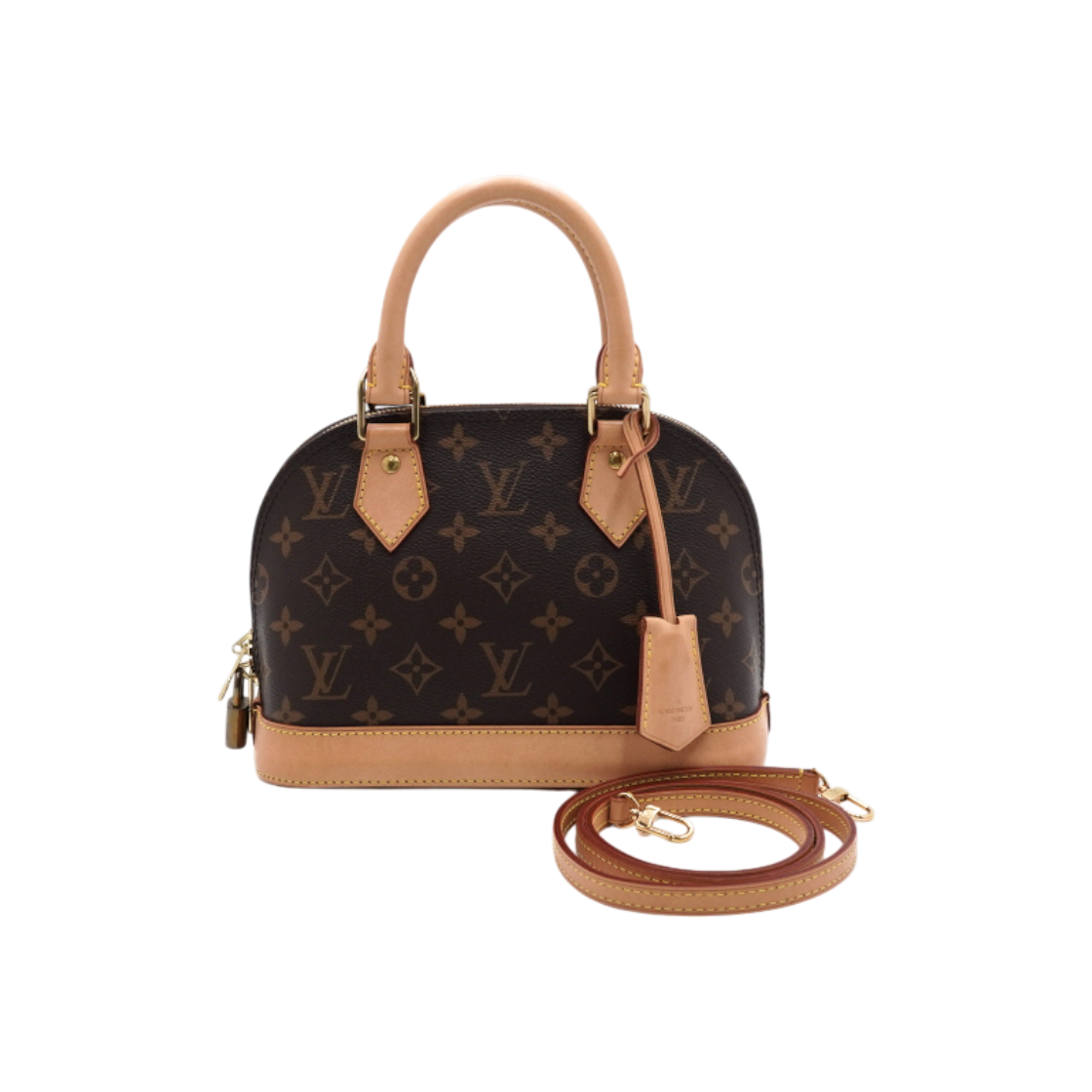 ITIU8E7SM59I Louis Vuitton Monogram Canvas Alma BB Tote and Crossbody Bag