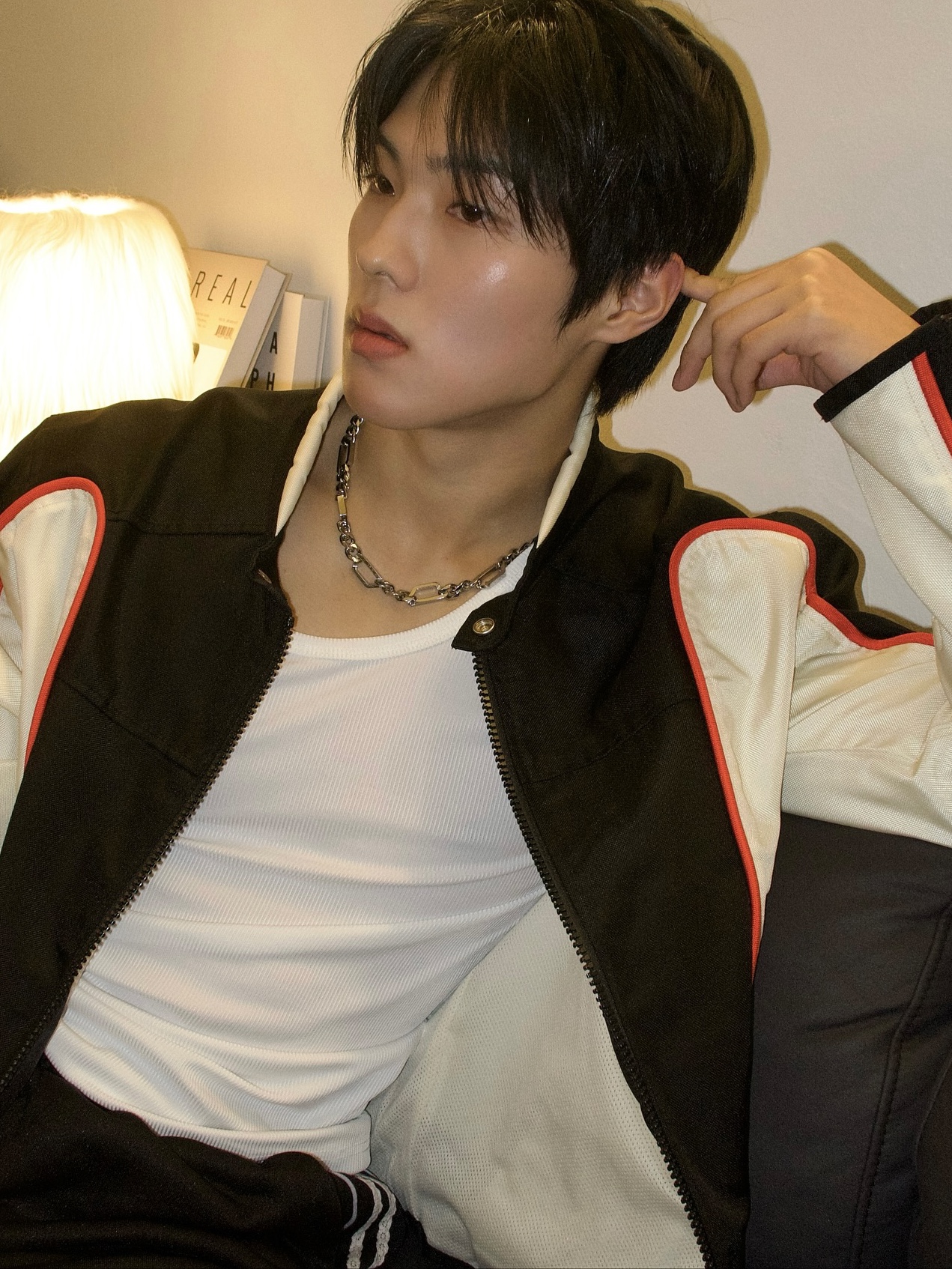 Diesel Dx1626040 Stainless Steel Chain Necklace Silver 착용 스타일