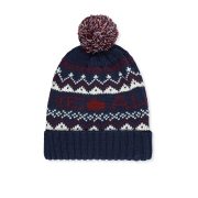 SUNLOVE <HOME ALONe> Pom Beanie Navy