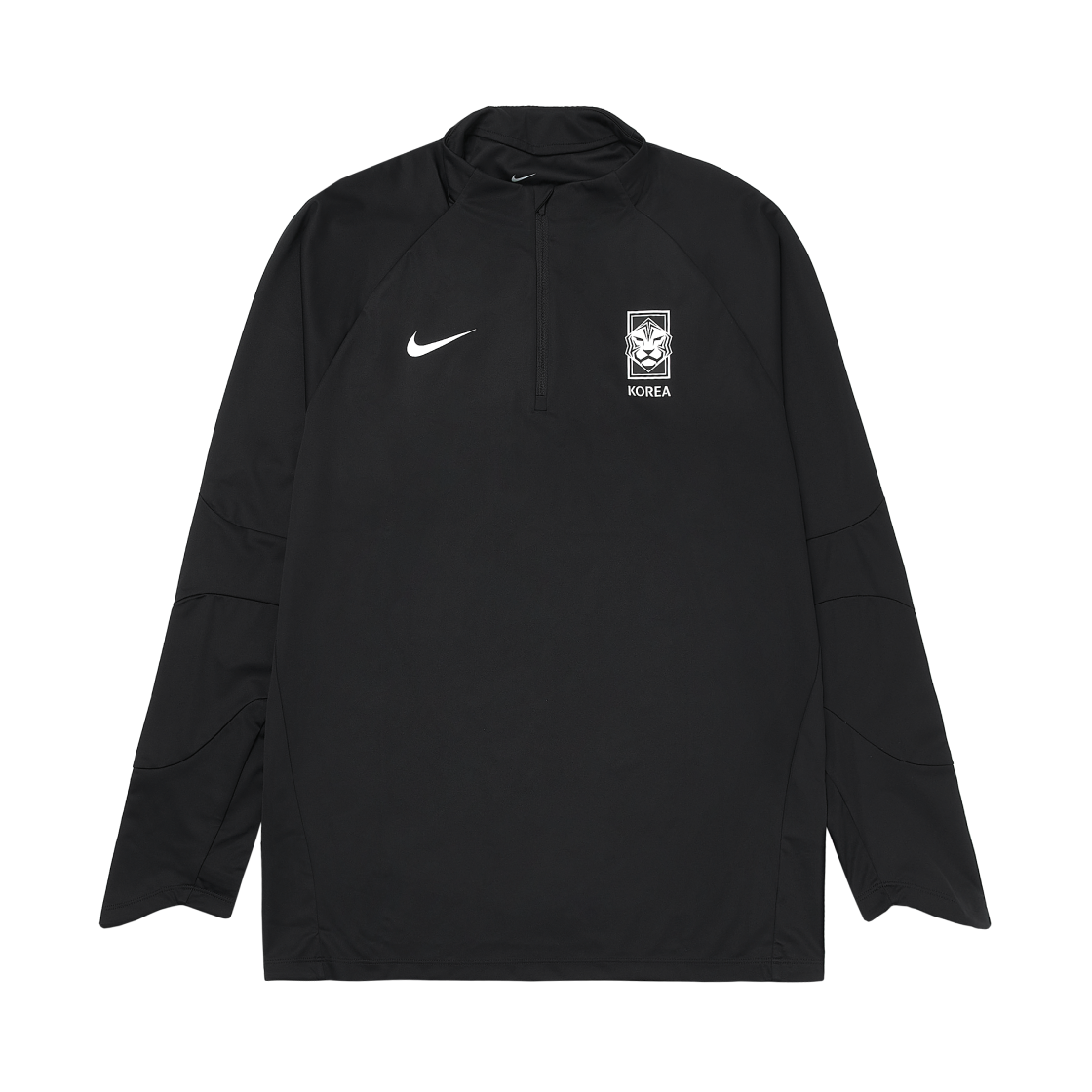 나이키 대한민국 스트라이크 원터 워리어 사커 드릴 탑 블랙(Nike Korea Strike Winter Warrior Soccer Drill Top Black)