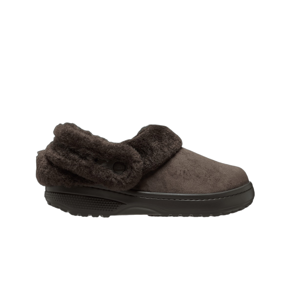 212106-206 Crocs Classic Unfurgettable Vegan Suede Clog Espresso
