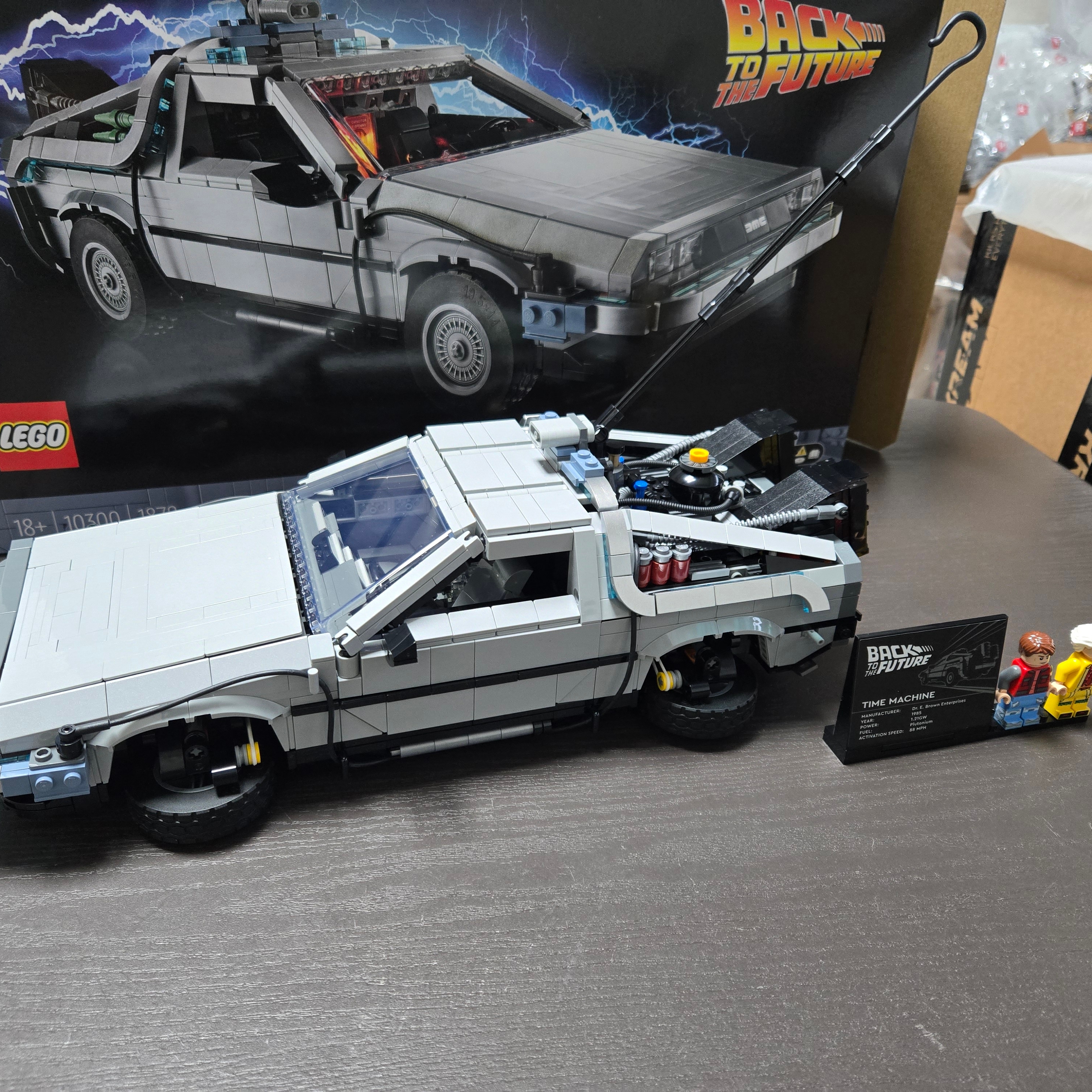 Lego Back To The Future Time Machine 착용 스타일 - 2