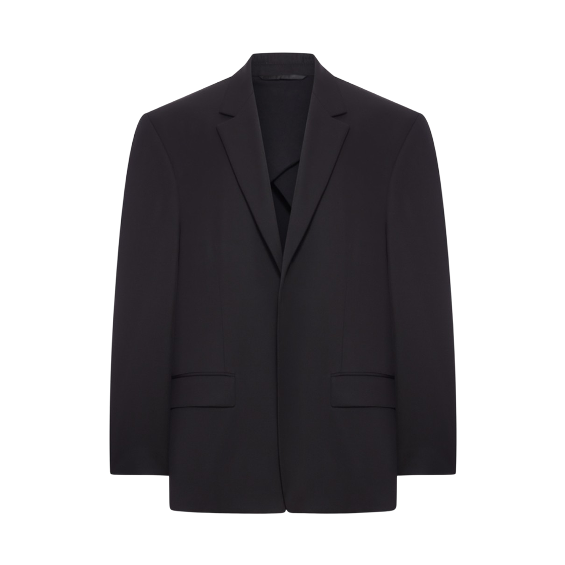 838840TJT351000 Balenciaga Tailored Twill Jersey Jacket Black