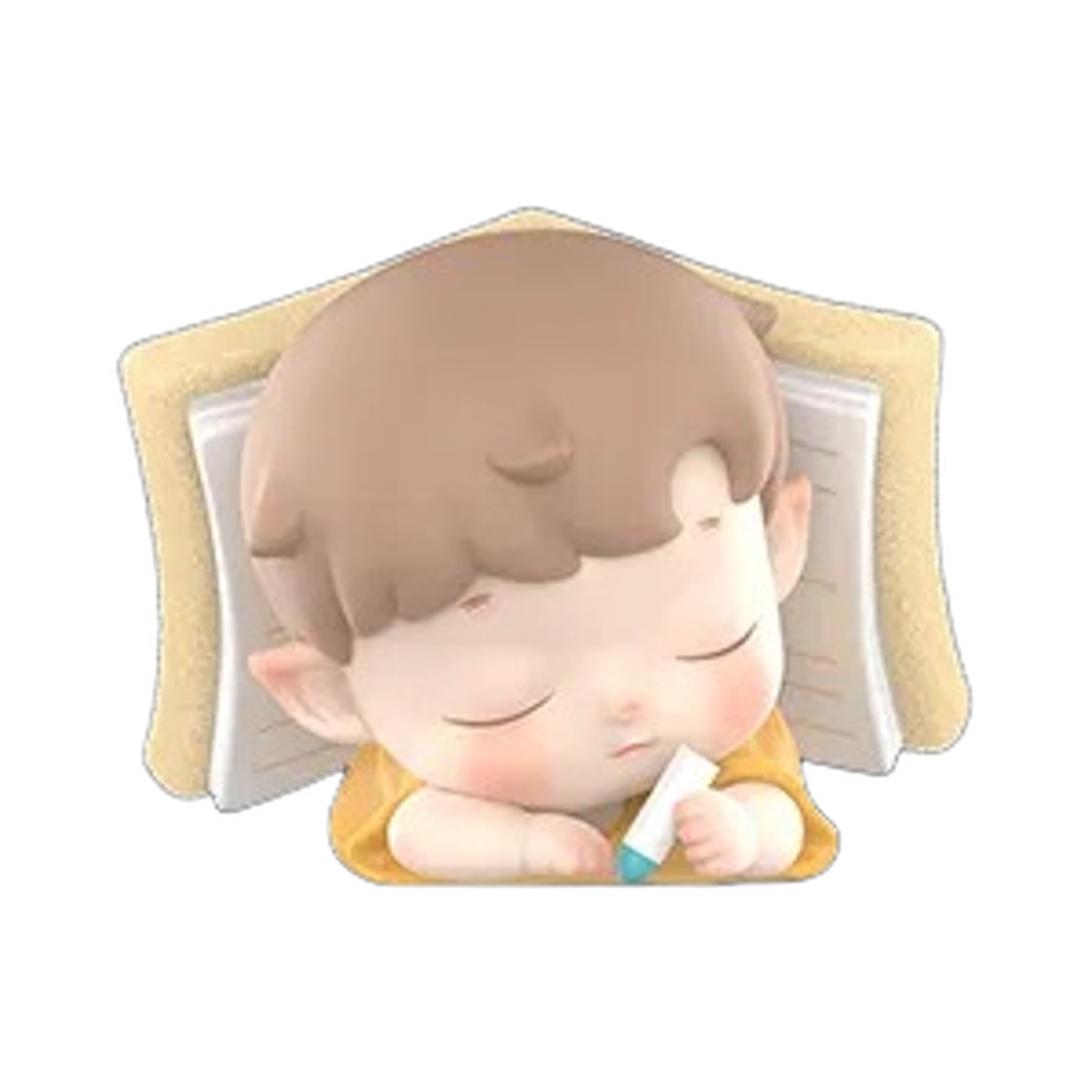 - Pop Mart Hacipupu Whispers Of My World Series Figures Drowsy Day (Opened Case)