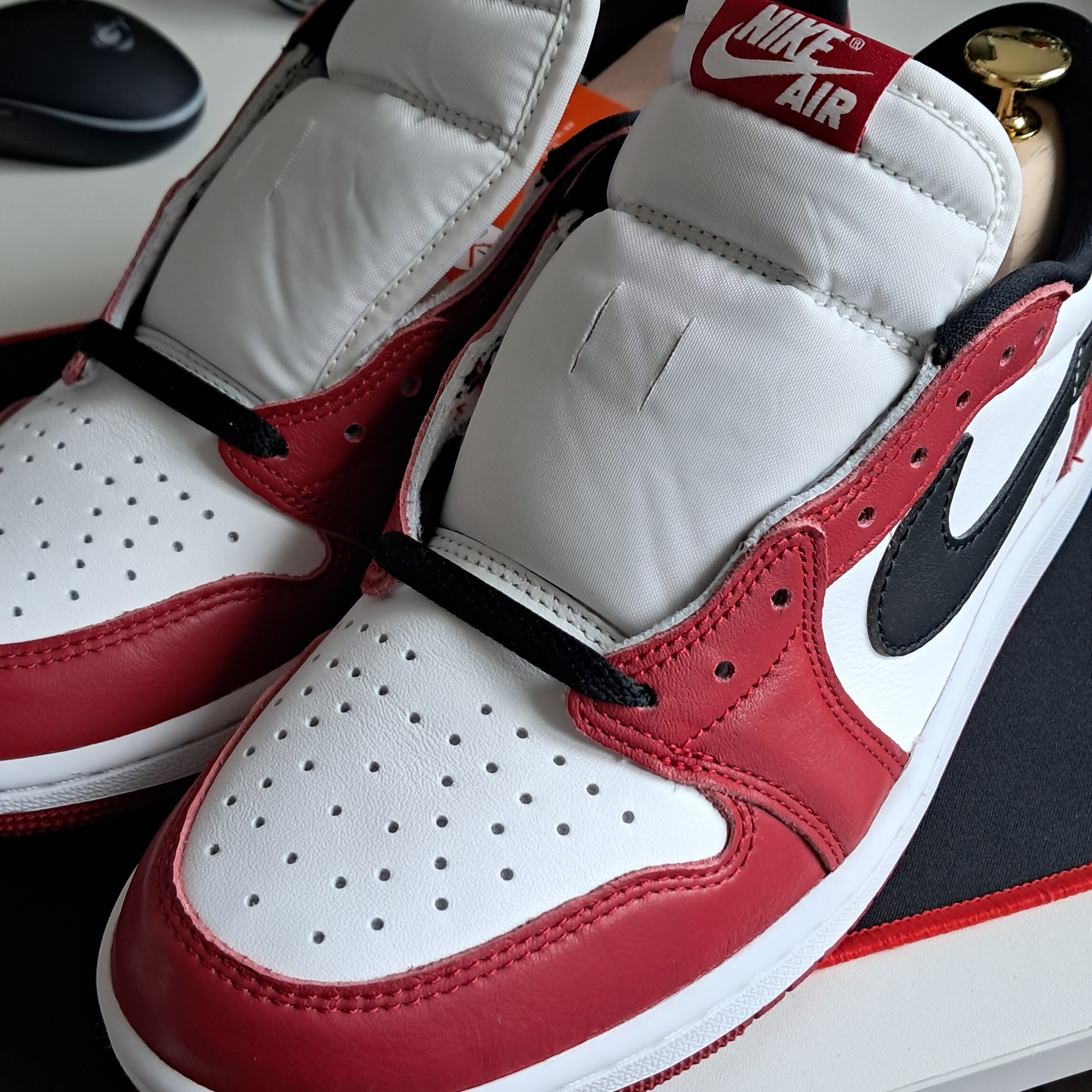 Jordan 1 Retro Low OG Chicago 착용 스타일 - 2