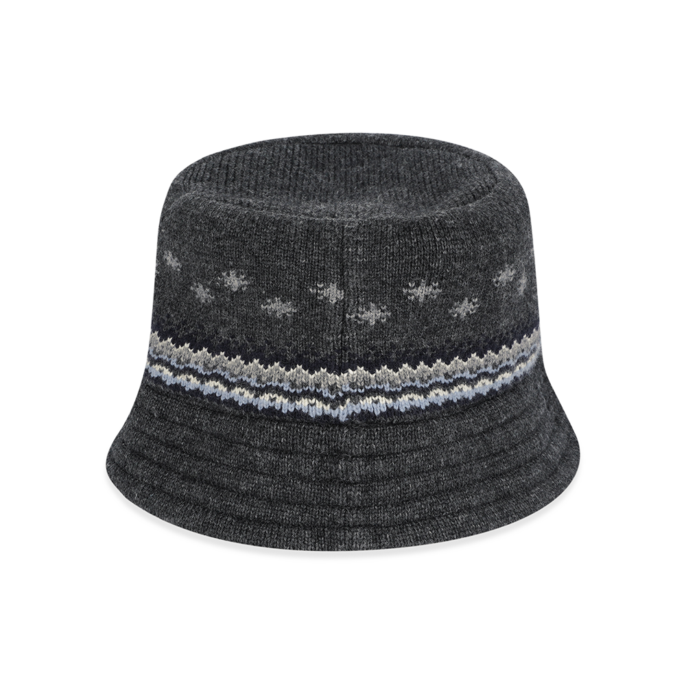 [더블적립] 썬러브투어 니트 버킷햇 챠콜([더블적립] sunlovetour Knit Bucket Hat Charcoal) - 2