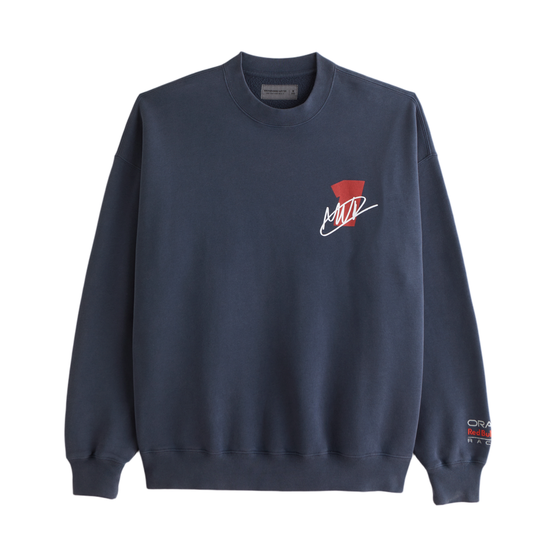 레드 불 레이싱 x 아베크롬비 앤 피치 그래픽 크루 스웨트셔츠 사파이어(Red Bull Racing x Abercrombie & Fitch Graphic Crew Sweatshirt Sapphire)