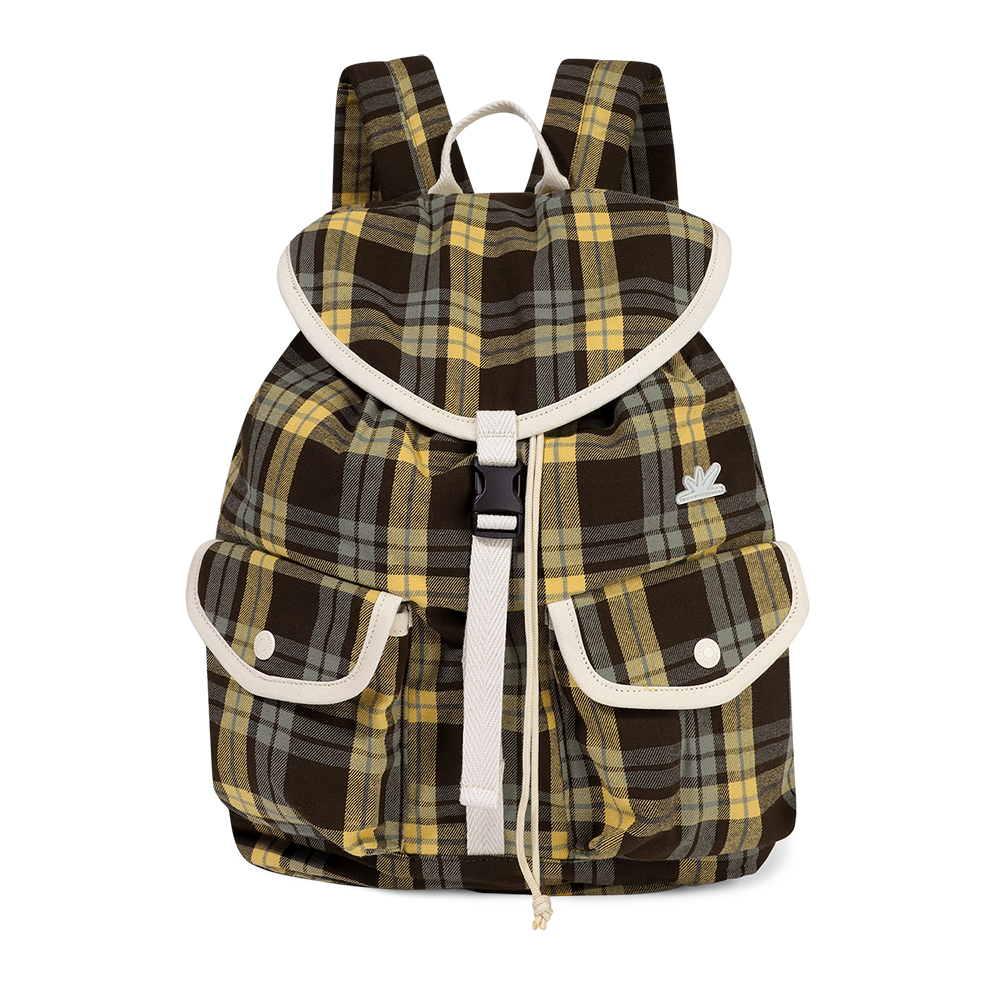 [트리플적립]썬러브 플란넬 익스플로러 데이팩 옐로우([트리플적립]SUNLOVE Flannel Explorer Daypack Yellow)