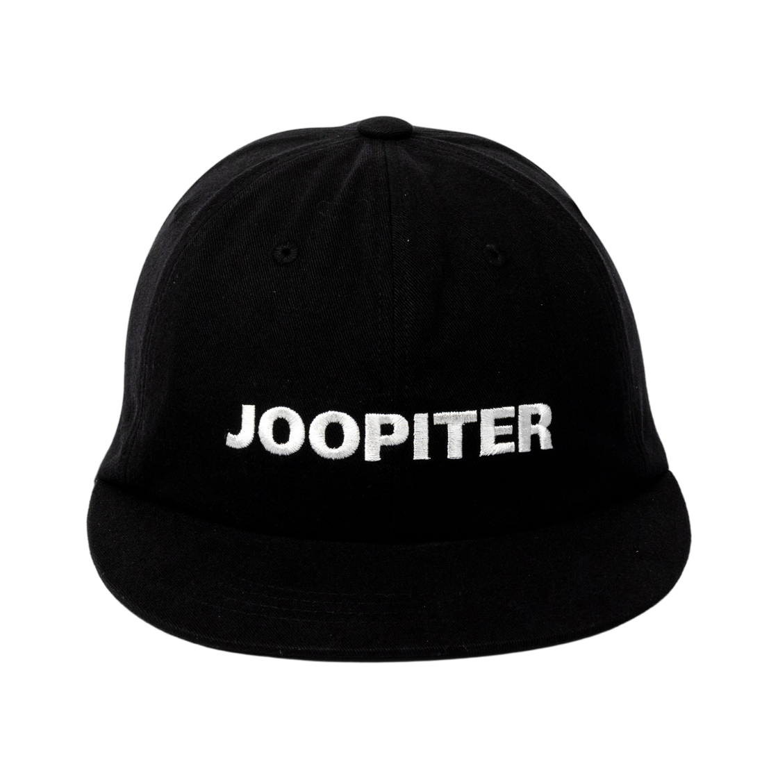 주피터 로고 플랫 베이스볼 캡 블랙(Joopiter Logo Flat Baseball Cap Black)
