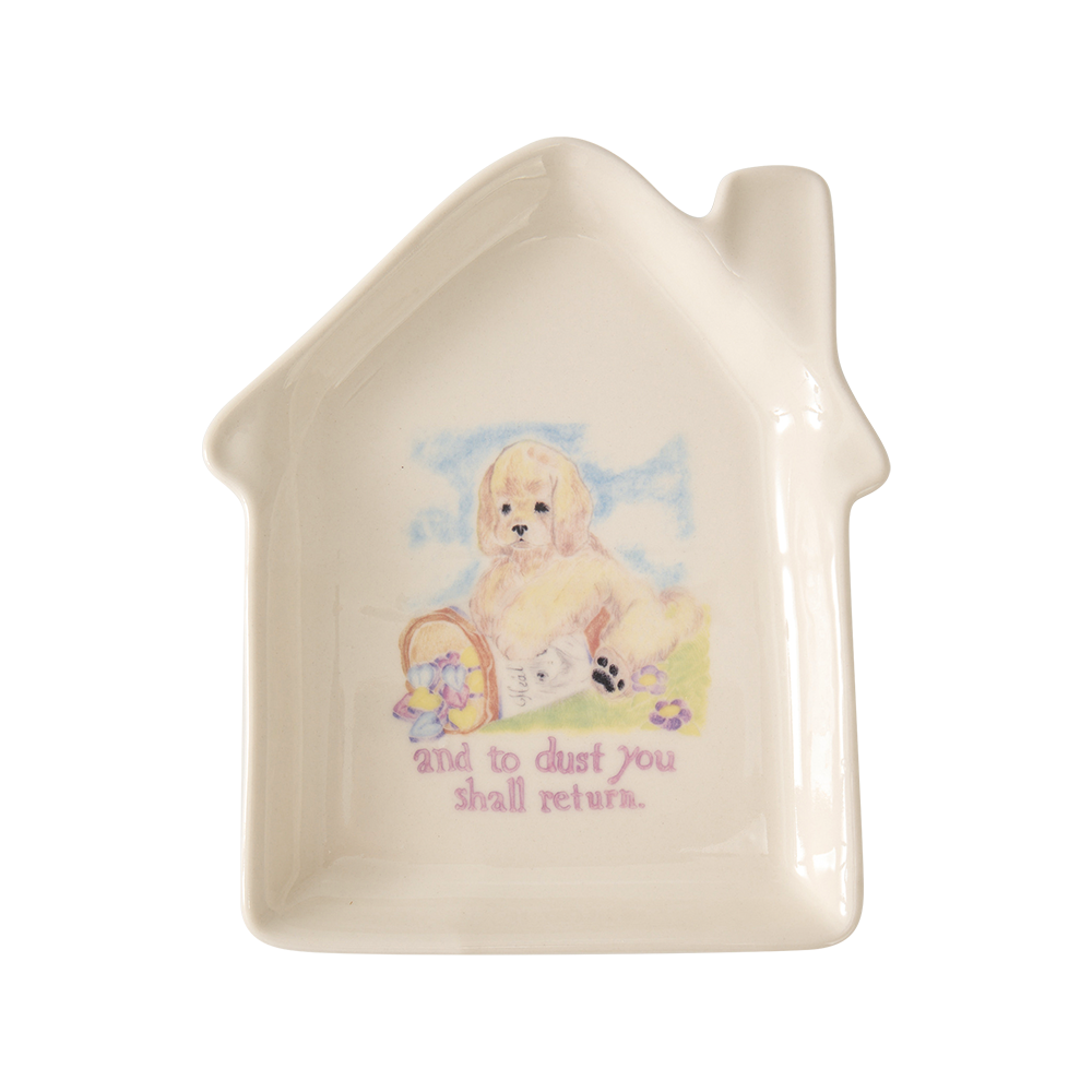 유쓰배쓰 X 못카 세라믹 트레이_하우스 도그(YB X Motka Ceramic Tray_House Dog)