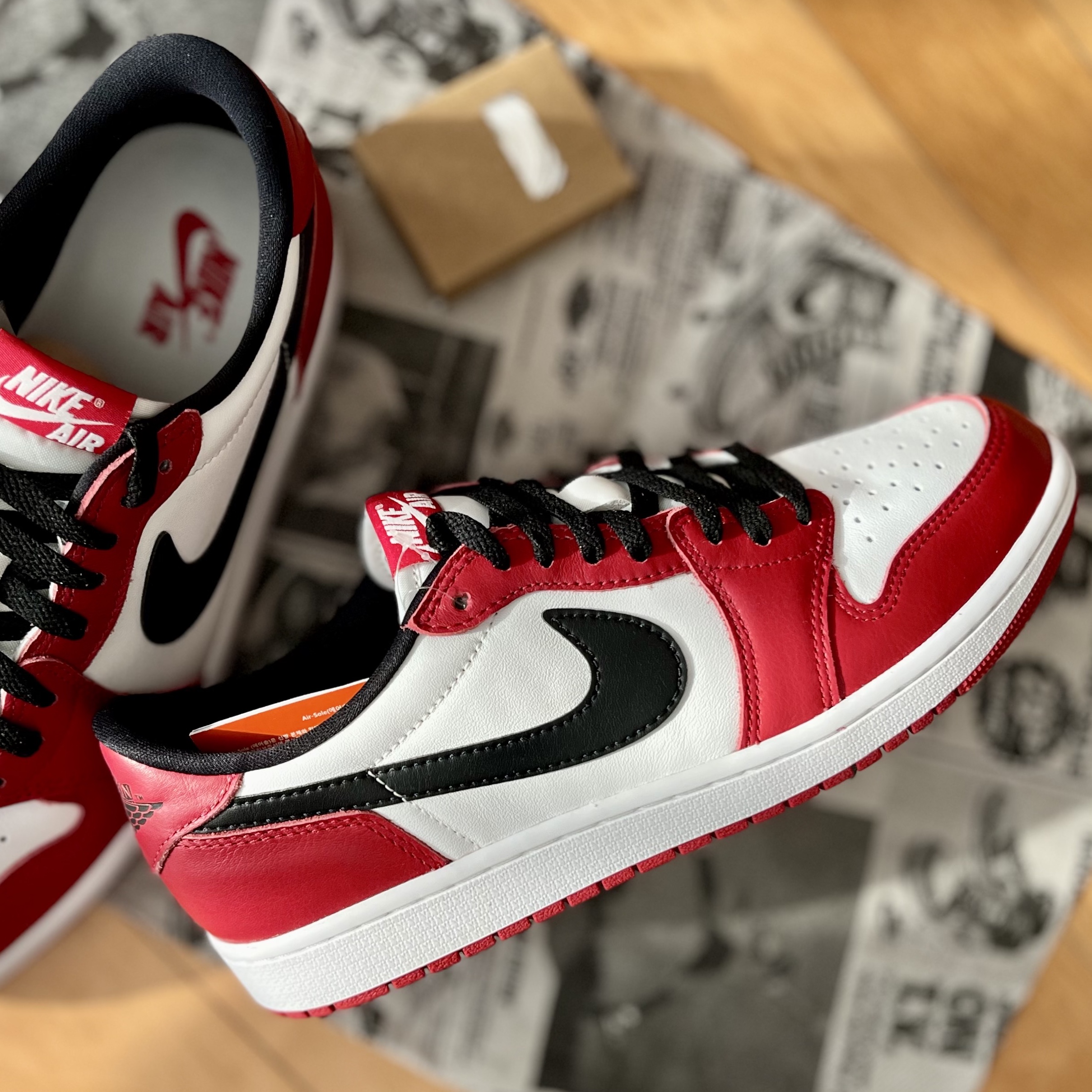 Jordan 1 Retro Low OG Chicago 착용 스타일 - 2