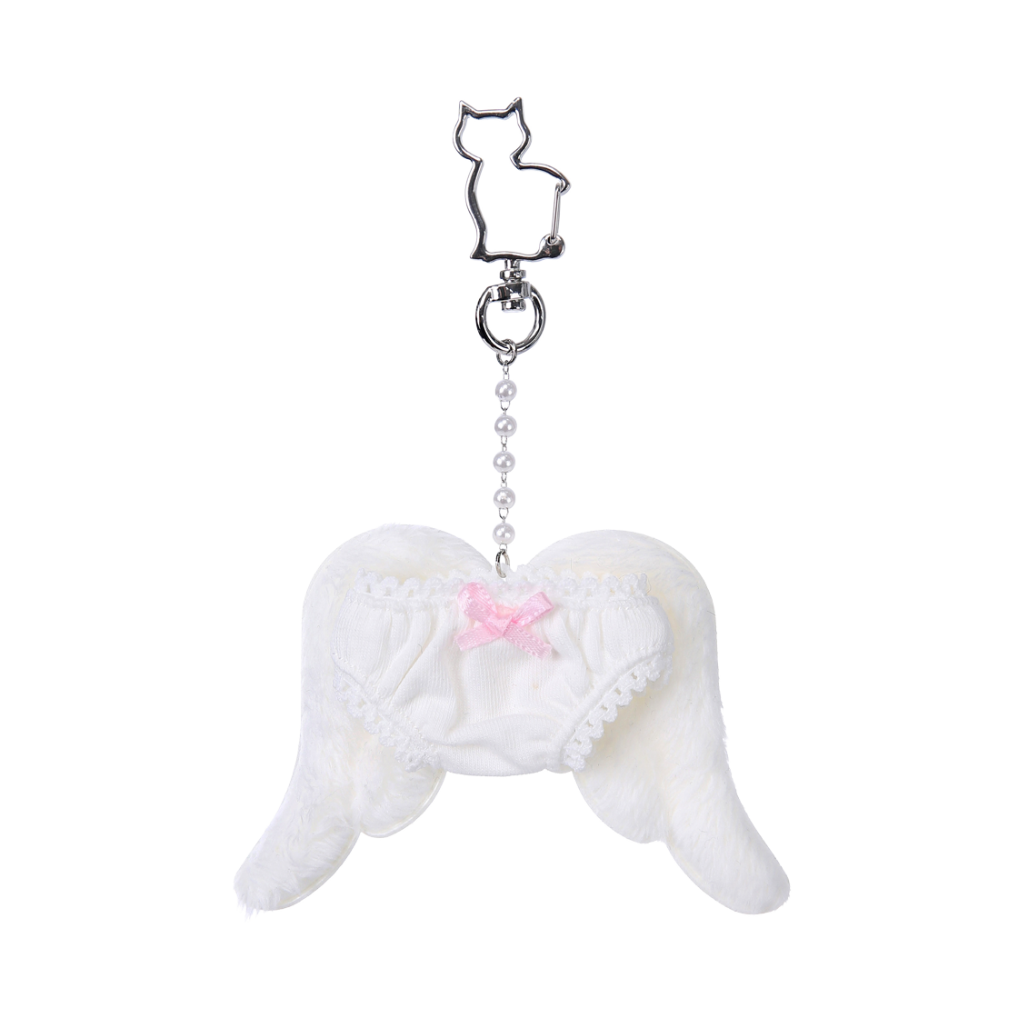클럿 스튜디오 팬티 엔젤 키링 화이트(Clut Studio Panty Angel Keyring White)