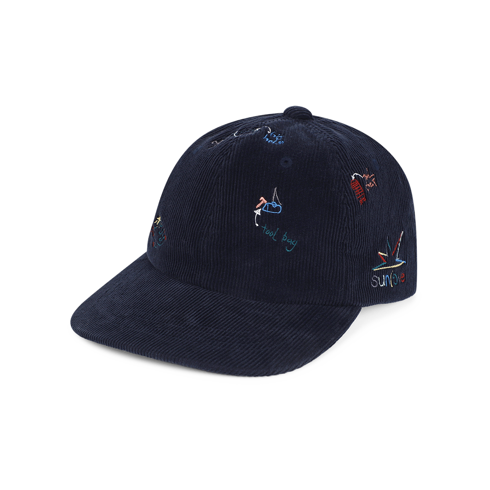 SL253WHWBC94NA [트리플적립]SUNLOVE <HOME ALONe> Cord Cap Navy