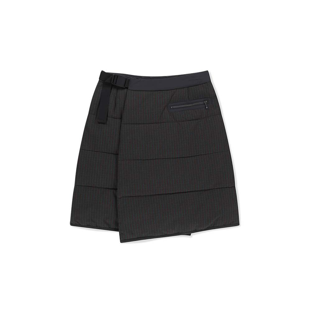 [트리플적립]썬러브 플란넬 인슐레이티드 랩 스커트 브라운([트리플적립]SUNLOVE Flannel Insulated Lap Skirt Brown)