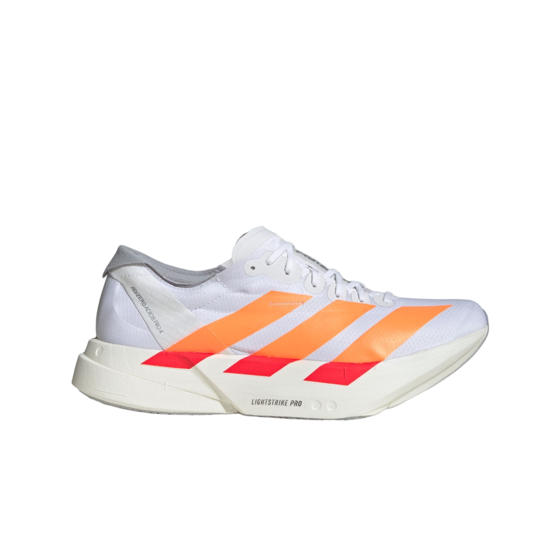 아디다스 아디제로 아디오스 프로 4 클라우드 화이트 루시드 오렌지(Adidas Adizero Adios Pro 4 Cloud White Lucid Orange)